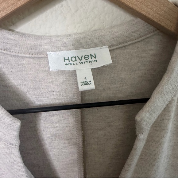 Haven Well Within Polished Lounge Split Neck Dress Womens Size S - Picture 7 of 8